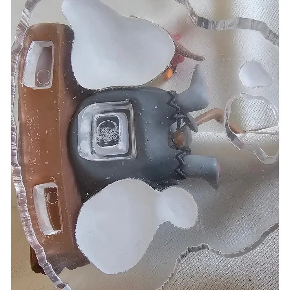 VTG 2000 Hallmark Keepsake Raccoon Ice Fishing Christmas Ornament